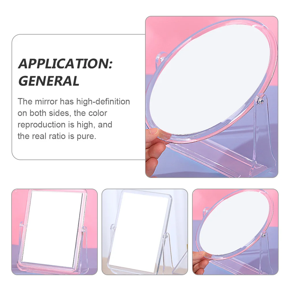 2Pcs Makeup Mirrors Desktop Double-Sided 360 Rotatable Household Vanity Mirror White Dormitory Double-Side Mirror
2Pcs Makeup Mirrors Desktop Double-Sided 360 Rotatable Household Vanity Mirror White Dormitory Double-Side Mirror