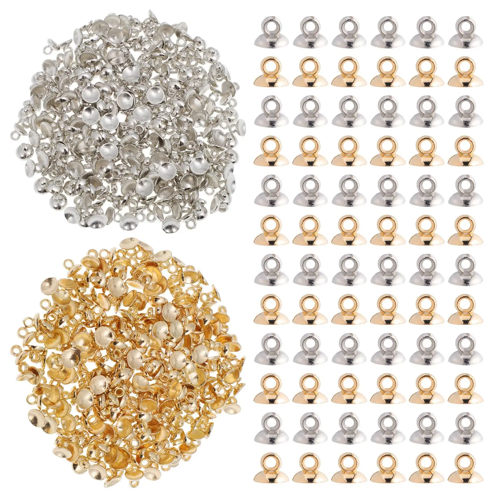 400 Pcs Shaped Eye Pin Bail Pendant Connectors Jewelry Making Pendant Connector Accessories DIY Craft Supplies
400 Pcs Shaped Eye Pin Bail Pendant Connectors Jewelry Making Pendant Connector Accessories DIY Craft Supplies