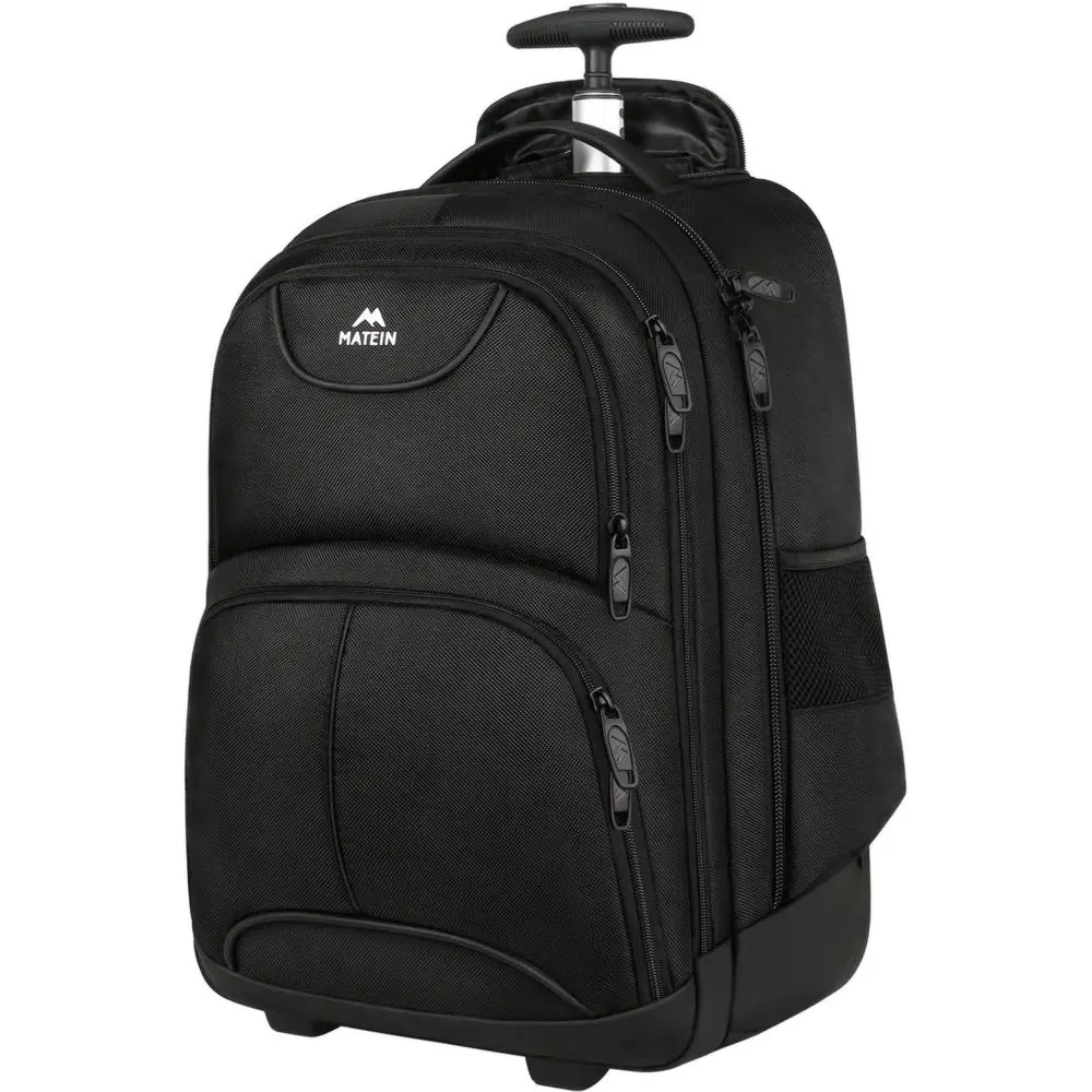 17 Inch Water-Resistant Rolling Laptop Backpack, Carry-On Luggage for College and Travel, Unisex Overnight Bag with Wheels
17 Inch Water-Resistant Rolling Laptop Backpack, Carry-On Luggage for College and Travel, Unisex Overnight Bag with Wheels