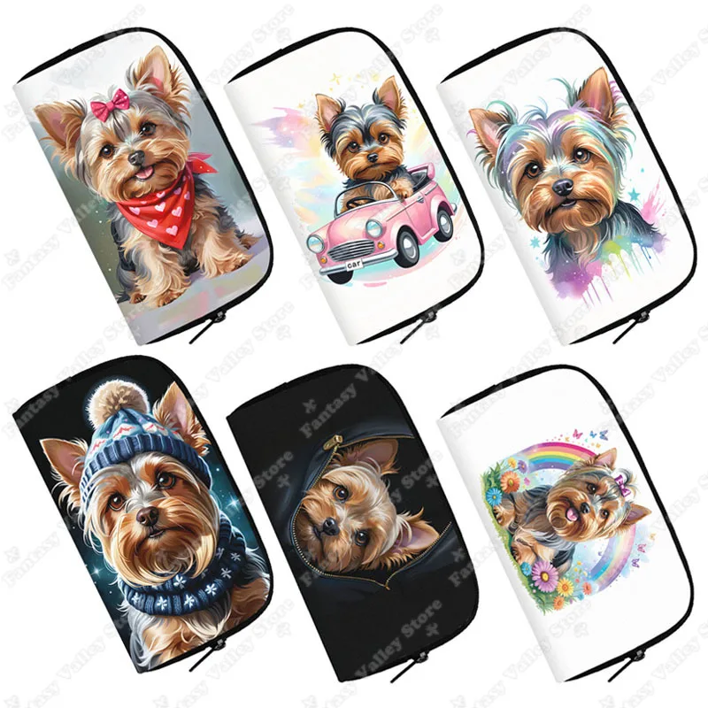 Watercolor Yorkshire Terrier Wallets Yorkie Mom ID Credit Card Holder Money Bags Earphone Storage Bag Long Wallet Small Clutch
Watercolor Yorkshire Terrier Wallets Yorkie Mom ID Credit Card Holder Money Bags Earphone Storage Bag Long Wallet Small Clutch
