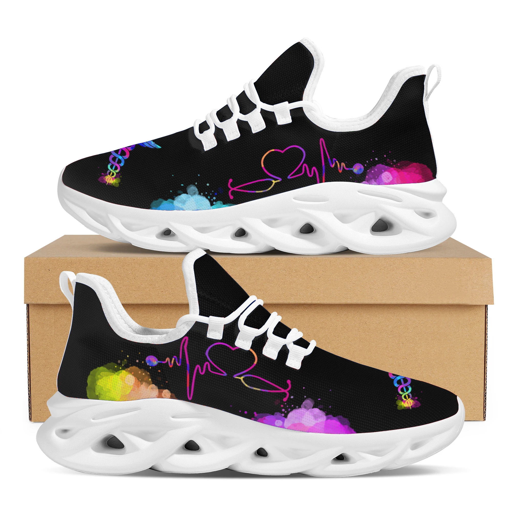 Yikeluo Nurse Print Sport Sneakers for Women Lightweight Breathable Mesh Swing Shoes Casual Shoes Footwear Zapatillas 2022
Yikeluo Nurse Print Sport Sneakers for Women Lightweight Breathable Mesh Swing Shoes Casual Shoes Footwear Zapatillas 2022