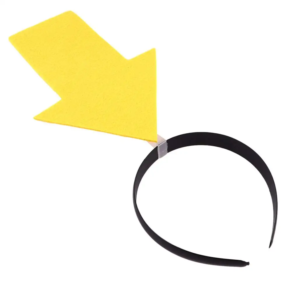 Girls Arrow Headband Arrowhead Shape Headdress Personality Yellow Cloth Headbands
Girls Arrow Headband Arrowhead Shape Headdress Personality Yellow Cloth Headbands