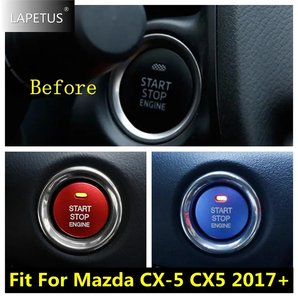 Red / Blue Auto Start Stop Engine Push Button Frame Key Switch Decor Ring Cover Trim For Mazda CX-5 CX5 2017 - 2024 Accessories
Red / Blue Auto Start Stop Engine Push Button Frame Key Switch Decor Ring Cover Trim For Mazda CX-5 CX5 2017 - 2024 Accessories
