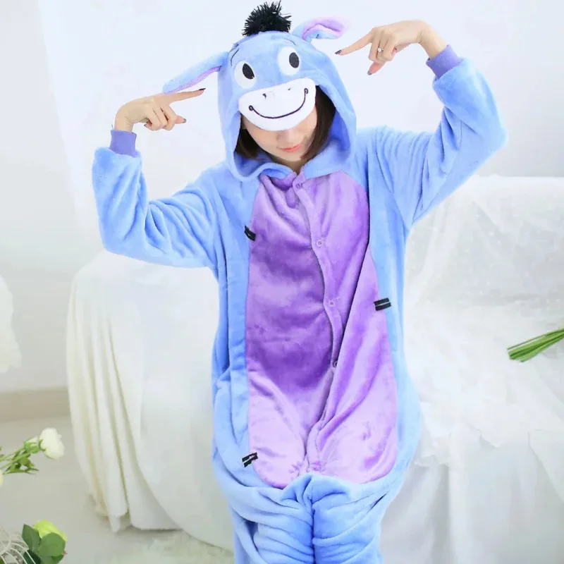 Winnie The Pooh Eeyore Kigurumi Anime Pajamas Winter Flannel Adult Kids Men Women Cartoon Cosplay Costume
Winnie The Pooh Eeyore Kigurumi Anime Pajamas Winter Flannel Adult Kids Men Women Cartoon Cosplay Costume