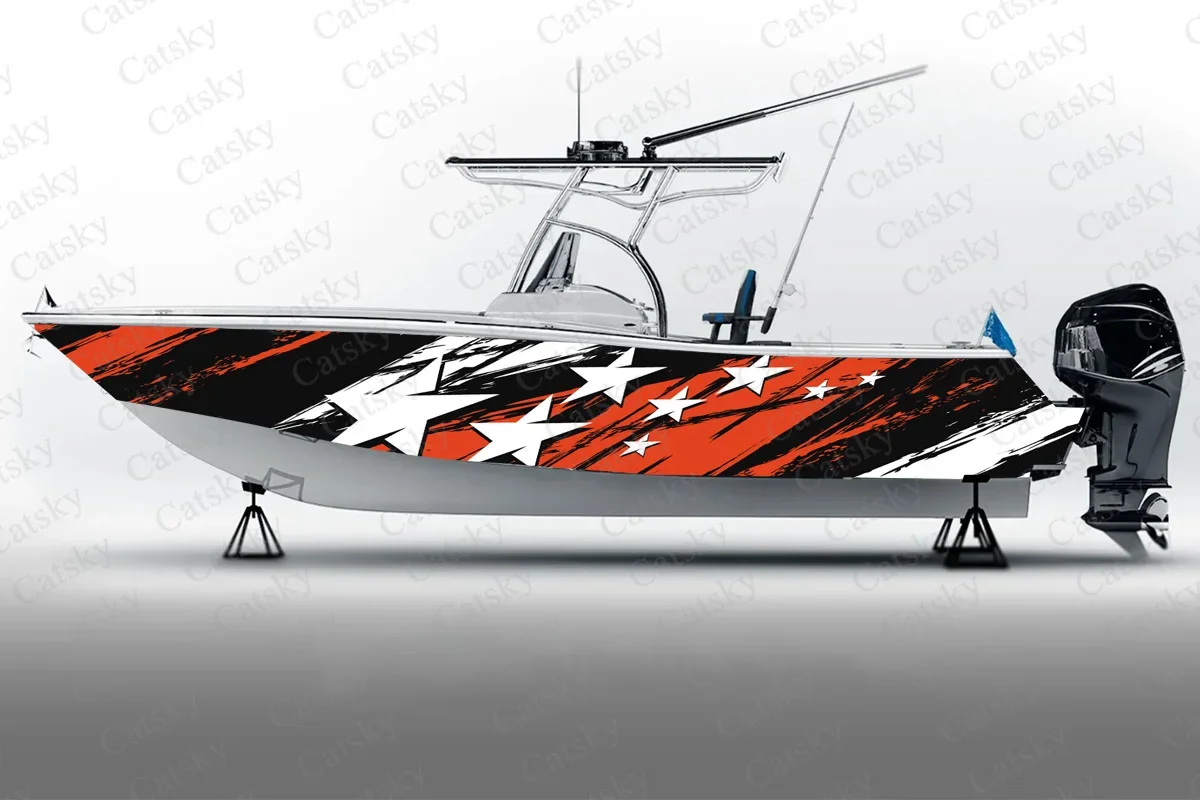 geometric abstract graphic design Boat Sticker Packaging Fish Boat Waterproof Custom Marine Boat Sticker wrap vinyl
geometric abstract graphic design Boat Sticker Packaging Fish Boat Waterproof Custom Marine Boat Sticker wrap vinyl