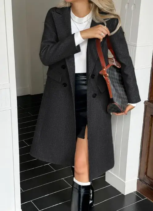 Women's Casual Long Sleeved Windbreaker Coat Autumn Winter Fashion 2025 Comfortable Fit Outerwear
Women's Casual Long Sleeved Windbreaker Coat Autumn Winter Fashion 2025 Comfortable Fit Outerwear