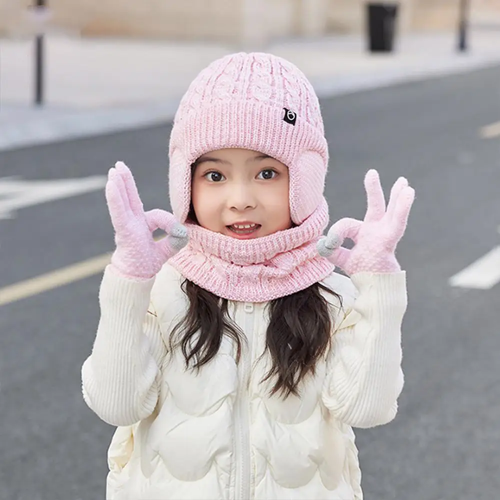 Fleece Lined Children's Hat Neck Scarf Gloves Set Winter Warm Neck Warmers Thick Ear Protection Earflap Beanies
Fleece Lined Children's Hat Neck Scarf Gloves Set Winter Warm Neck Warmers Thick Ear Protection Earflap Beanies