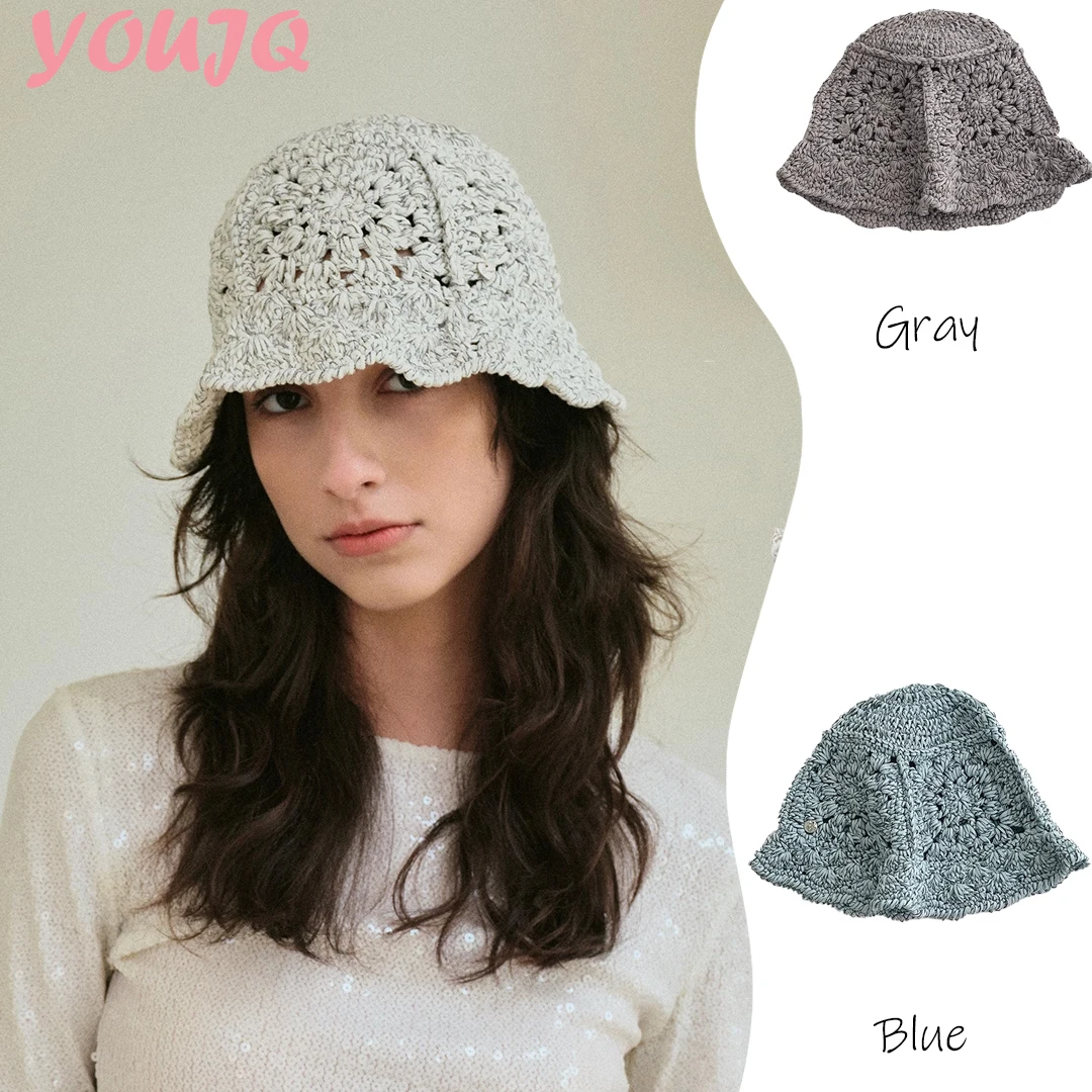 Korean Retro Hollow Crochet Knitted Bucket Hats for Men Women Summer Autumn Versatile Show Face Small Casual Basin Cap Bob Homme
Korean Retro Hollow Crochet Knitted Bucket Hats for Men Women Summer Autumn Versatile Show Face Small Casual Basin Cap Bob Homme
