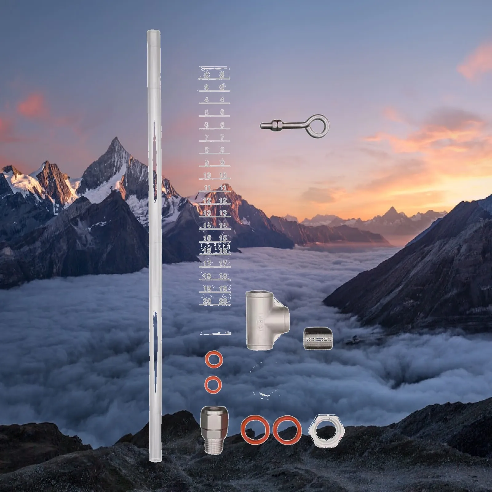 DIY Brewing Water Gauge Stainless Steel PC Tube Weldless Installation Visual Measurement for Homebrew Keg Kit
DIY Brewing Water Gauge Stainless Steel PC Tube Weldless Installation Visual Measurement for Homebrew Keg Kit