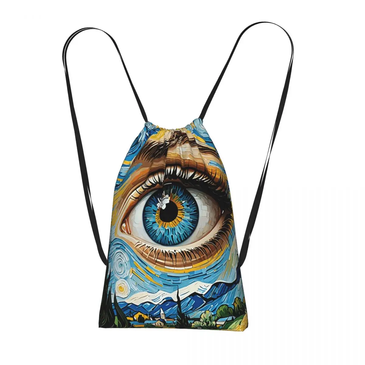 The Starry Night By Vincent Van Gogh Backpacks Fashion Drawstring Bundle Pocket Sports Bag Book Bags for Travel Students
The Starry Night By Vincent Van Gogh Backpacks Fashion Drawstring Bundle Pocket Sports Bag Book Bags for Travel Students