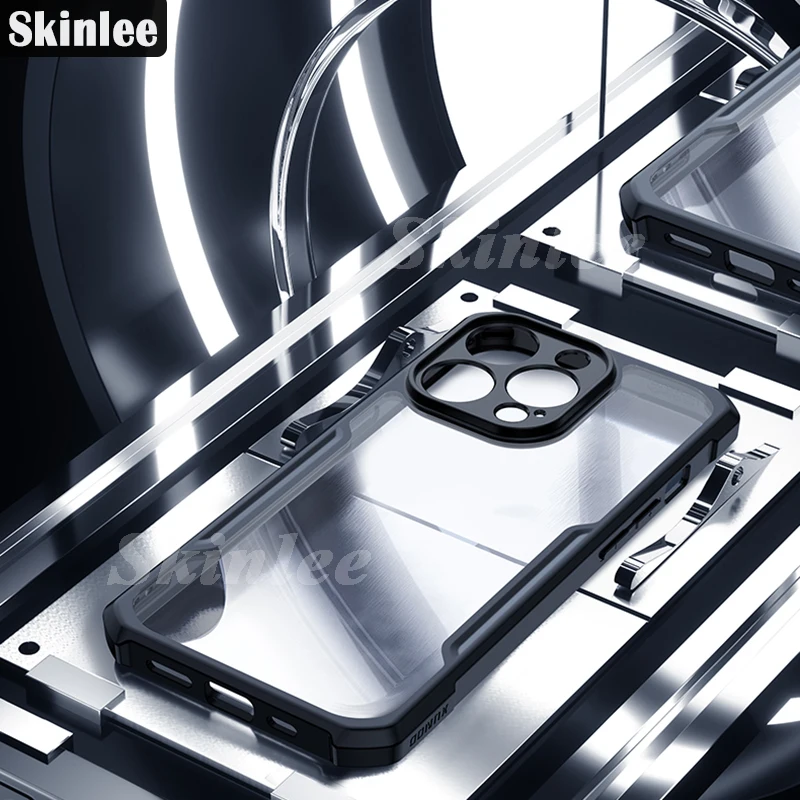 Skinlee For iPhone 15 Pro Max Case Translucent Airbag Corners Soft Bezel Cover For iPhone 15 Plus Shockproof Back Coque
Skinlee For iPhone 15 Pro Max Case Translucent Airbag Corners Soft Bezel Cover For iPhone 15 Plus Shockproof Back Coque