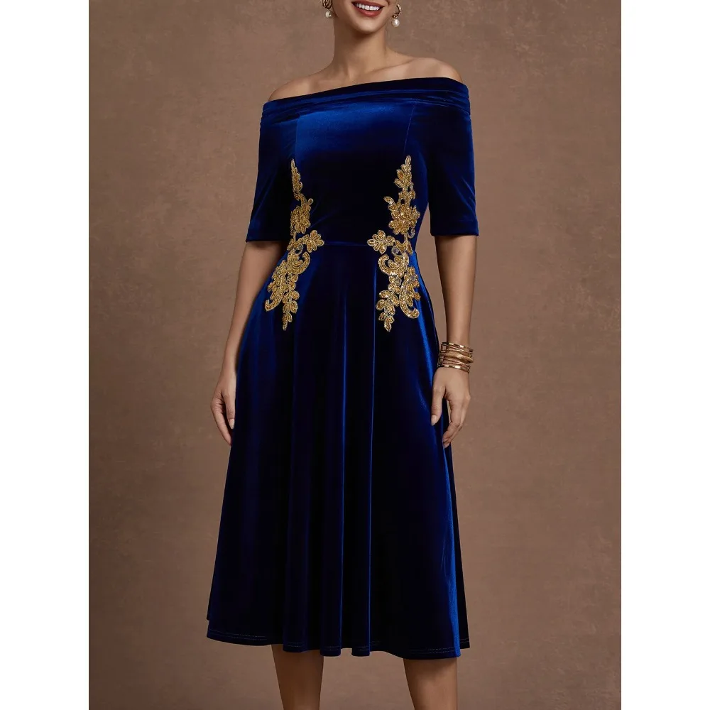 Customized Velvet Mother of Birde Dresses 2026 for Women Wedding Applique Half Sleeves Elegant Evening Dress Ruched Prom Gowns
Customized Velvet Mother of Birde Dresses 2026 for Women Wedding Applique Half Sleeves Elegant Evening Dress Ruched Prom Gowns