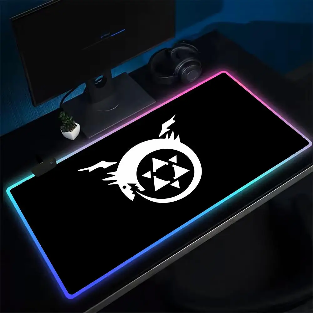 Gamer Fullmetal Alchemist Mouse Pad Anime Gaming Mouse Pad LED Table Pads Backlit Rubber Desktop XXL RGB Desk Mats
Gamer Fullmetal Alchemist Mouse Pad Anime Gaming Mouse Pad LED Table Pads Backlit Rubber Desktop XXL RGB Desk Mats