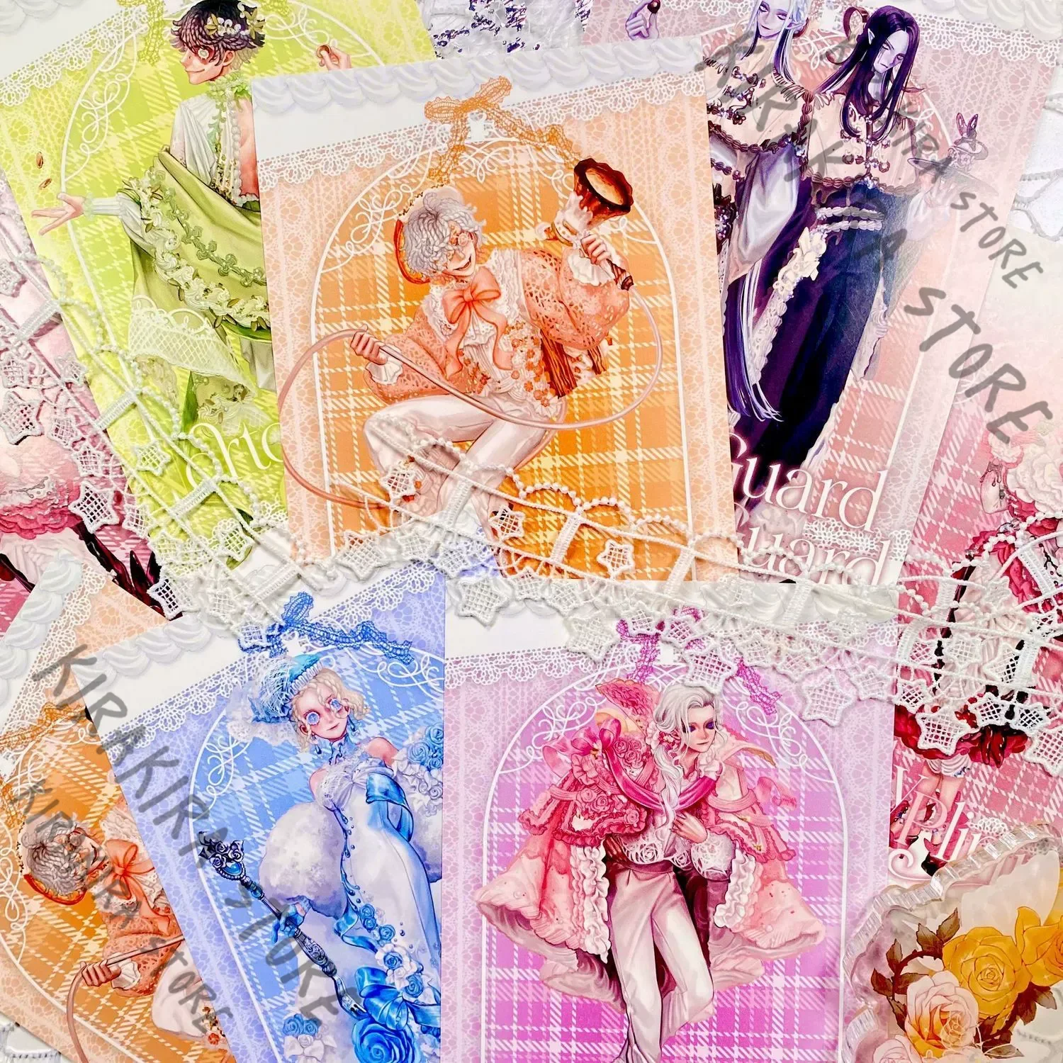Identity Ⅴ Joseph Desaulniers Norton Campbell Evelyn Mora Melly Plinius Florian Brand Cosplay Genuine Postcard Figurine Ornament
Identity Ⅴ Joseph Desaulniers Norton Campbell Evelyn Mora Melly Plinius Florian Brand Cosplay Genuine Postcard Figurine Ornament