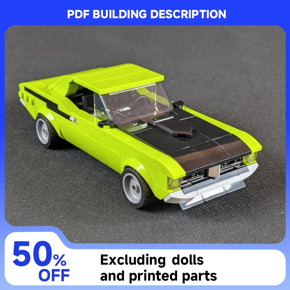 Speed Series MOC City Famous Car SC_Cuda Sports Car Model Technology Racing Building Blocks DIY Children's Toy Boy Gift Set
Speed Series MOC City Famous Car SC_Cuda Sports Car Model Technology Racing Building Blocks DIY Children's Toy Boy Gift Set