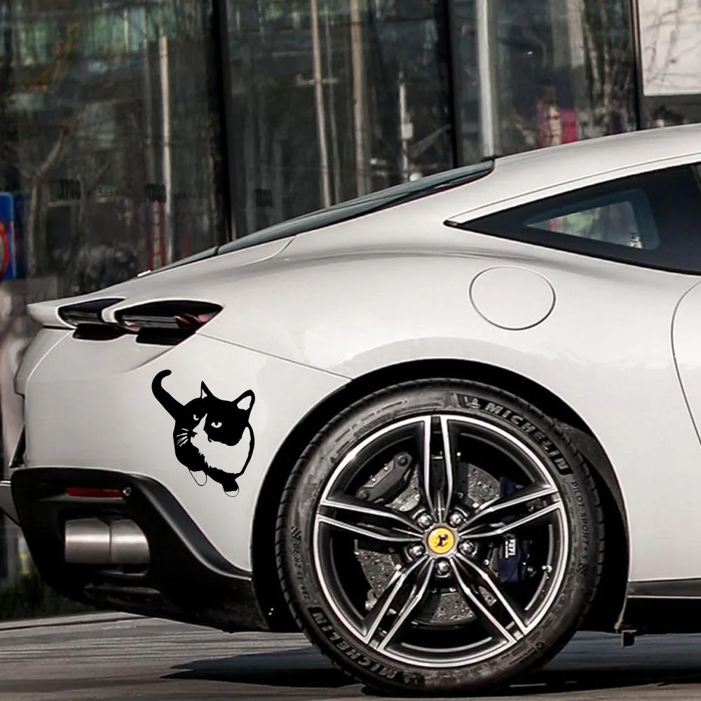 1 Pc Cat Silhouette Car Decal, PVC Vinyl Kitty Bumper Sticker, Waterproof Funny Car, Durable Adhesive Black Cat Decals for Lapto
1 Pc Cat Silhouette Car Decal, PVC Vinyl Kitty Bumper Sticker, Waterproof Funny Car, Durable Adhesive Black Cat Decals for Lapto