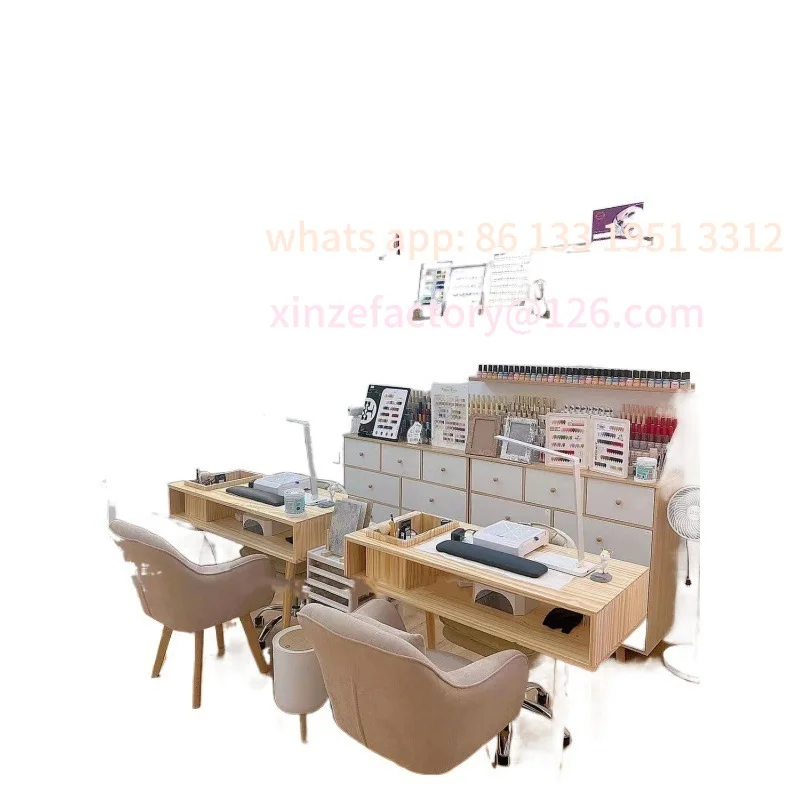 Solid wood manicure table Internet celebrity Japanese manicure shop table Small one person embedded manicure table and chair set
Solid wood manicure table Internet celebrity Japanese manicure shop table Small one person embedded manicure table and chair set