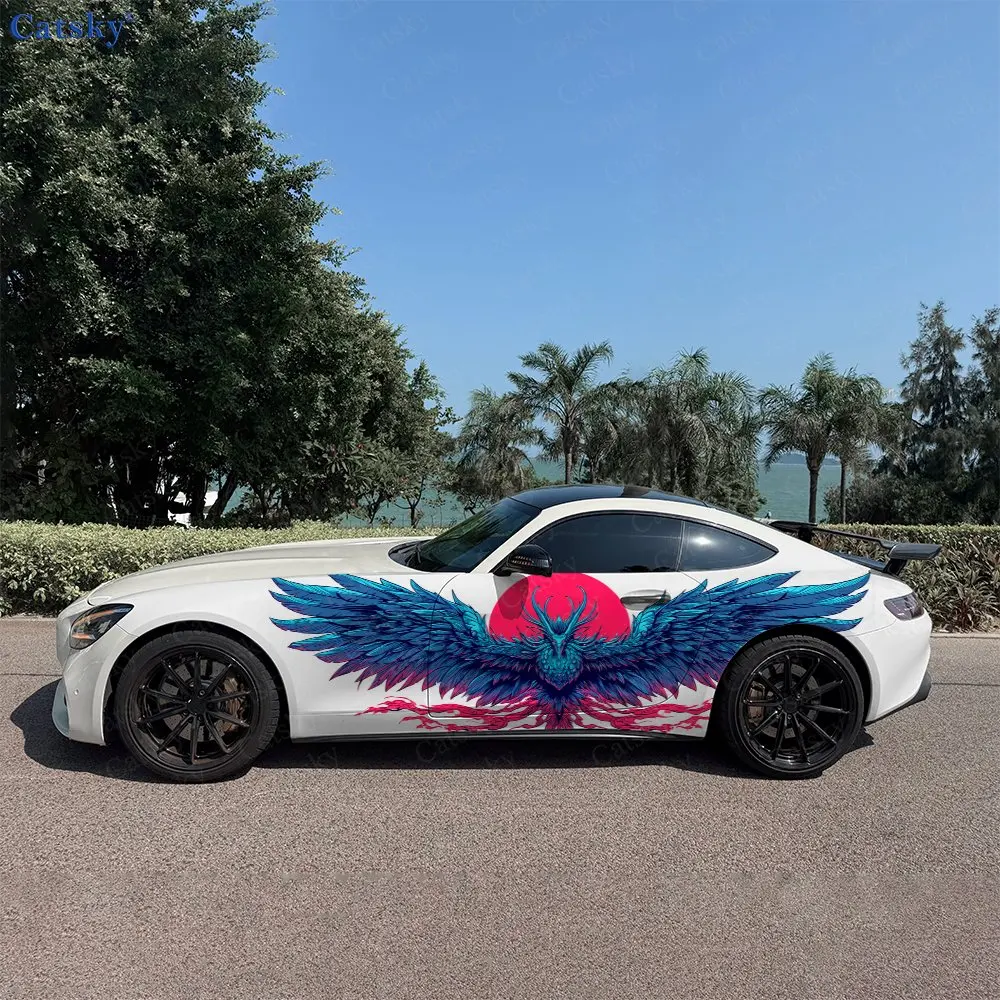 2pcs Rebirth Phoenix Red Sun Car Side Wraps, Self-Adhesive PVC Waterproof & Scratch-Resistant Stickers, Car Accessory Gift
2pcs Rebirth Phoenix Red Sun Car Side Wraps, Self-Adhesive PVC Waterproof & Scratch-Resistant Stickers, Car Accessory Gift