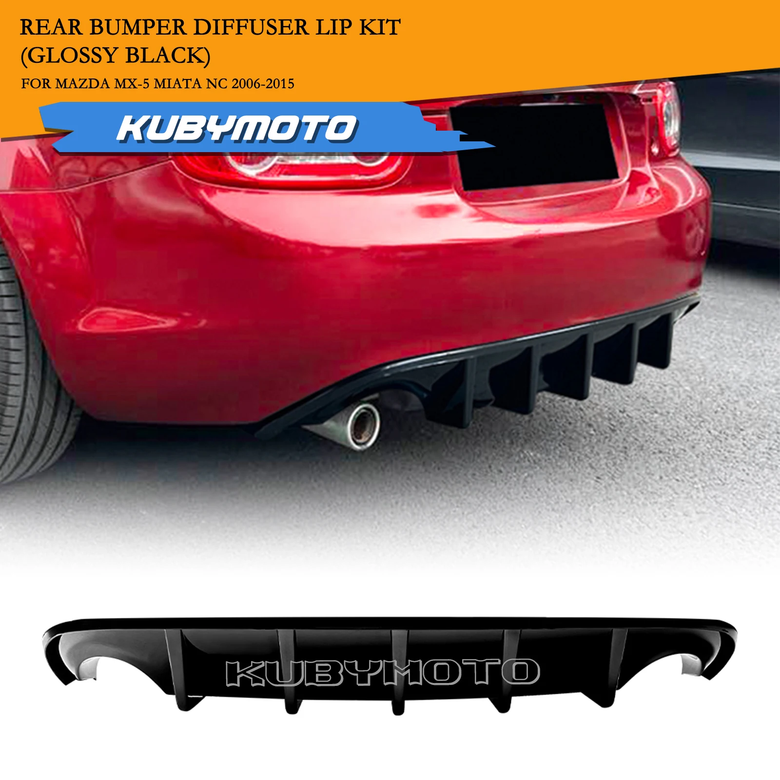 Диффузор заднего бампера автомобиля, нижняя губа для Mazda MX-5 Miata NC 2006-2015
Диффузор заднего бампера автомобиля, нижняя губа для Mazda MX-5 Miata NC 2006-2015