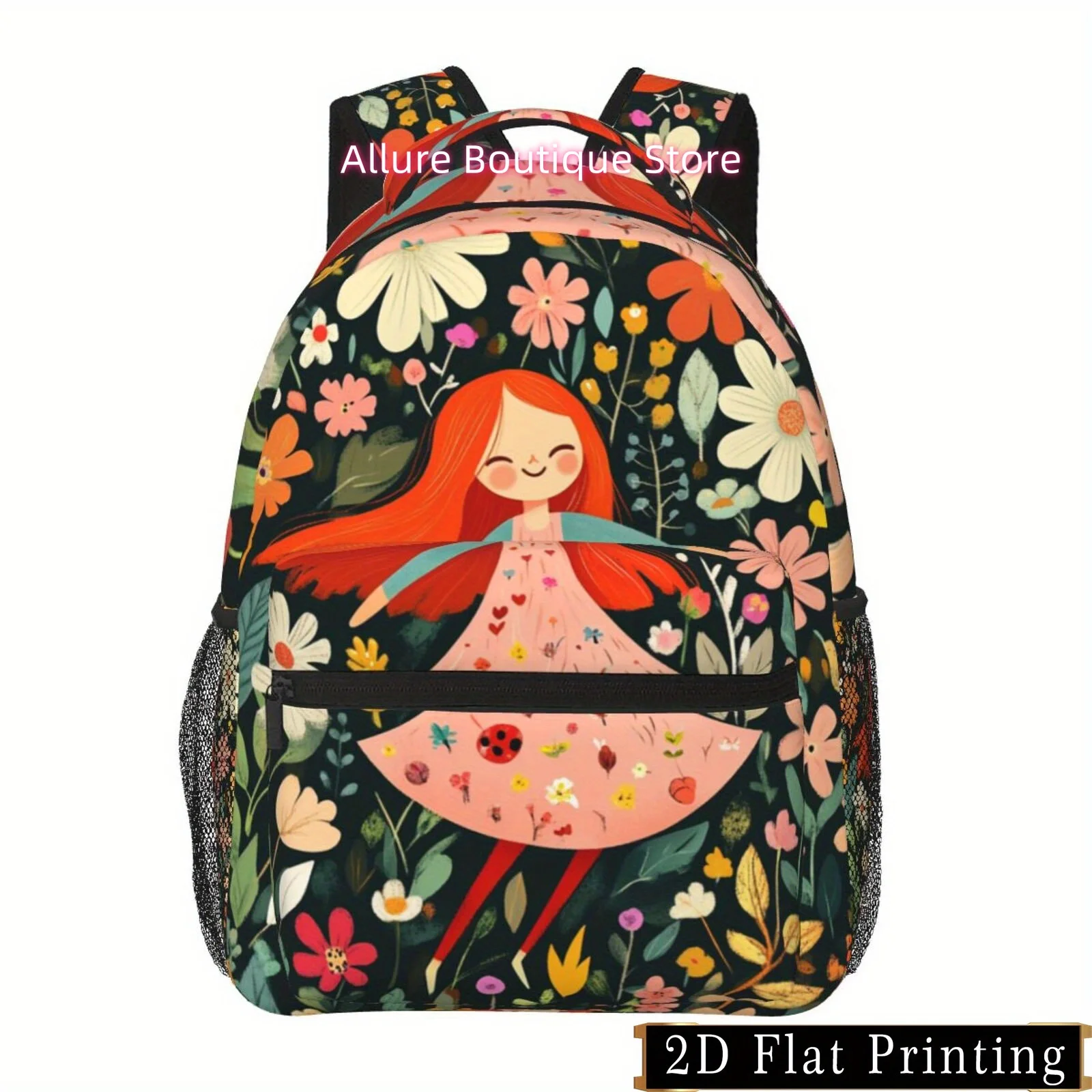 Floral Print Pattern, Shoulder and Waist Protection Design Backpack, Fashionable iPad Laptop Bag with Large Capacity, Multi-Comp
Floral Print Pattern, Shoulder and Waist Protection Design Backpack, Fashionable iPad Laptop Bag with Large Capacity, Multi-Comp