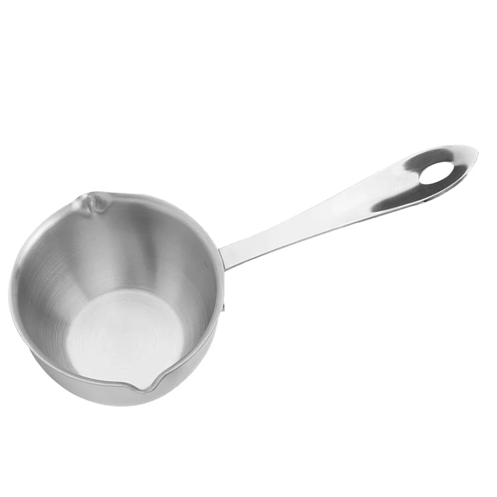 Stainless Steel Pour Spout Sauce Pot 180ml Mini Kitchen Oil Pan Handle Melting Bowl Compact Lightweight Fast for Baking
Stainless Steel Pour Spout Sauce Pot 180ml Mini Kitchen Oil Pan Handle Melting Bowl Compact Lightweight Fast for Baking