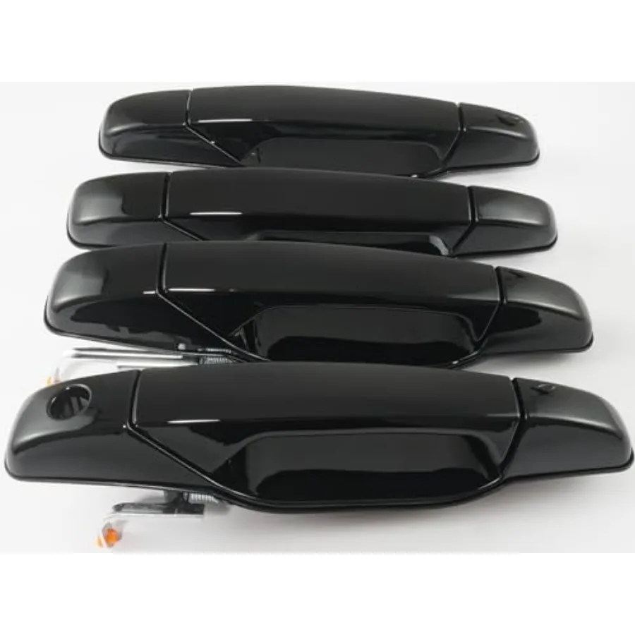 Exterior Door Handle, 4PCS Black Front Rear Driver Passenger Compatible with 2007-2014 Chevy Silverado Suburban Avalanche Tahoe
Exterior Door Handle, 4PCS Black Front Rear Driver Passenger Compatible with 2007-2014 Chevy Silverado Suburban Avalanche Tahoe