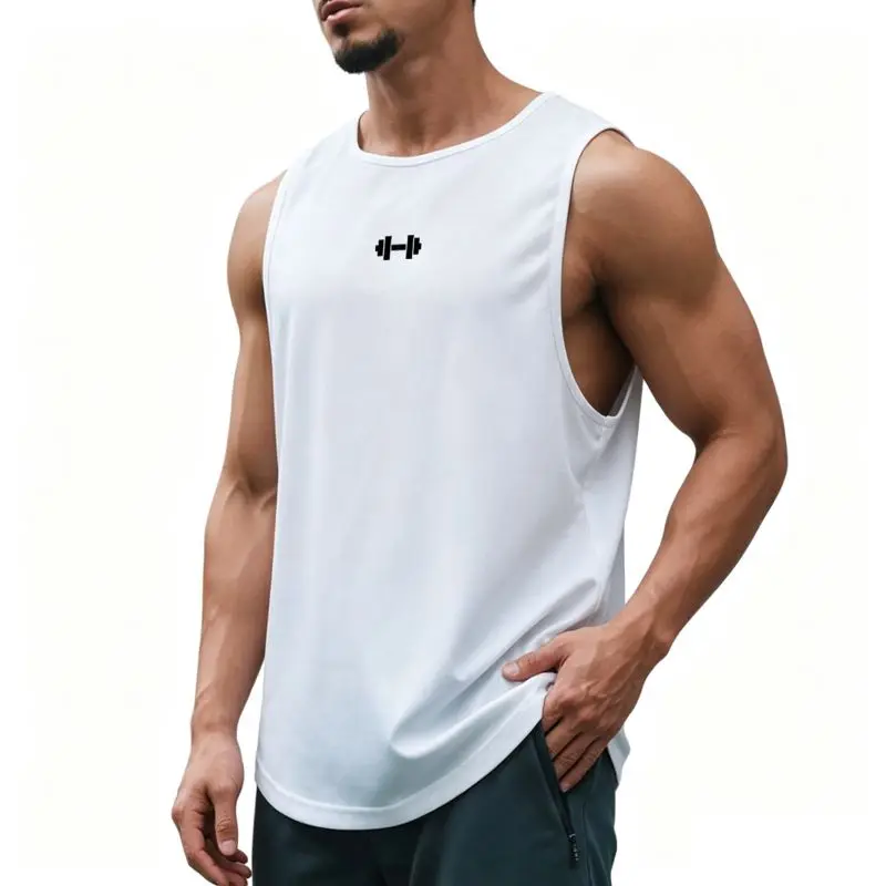 Summer Men's Gym Tank Top Fitness Training Clothing Quick-drying Loose Bodybuilding Sleeveless Shirt Men Fashion Basketball Vest 36 Sad798a045d774852aa5b1cdee353d338a