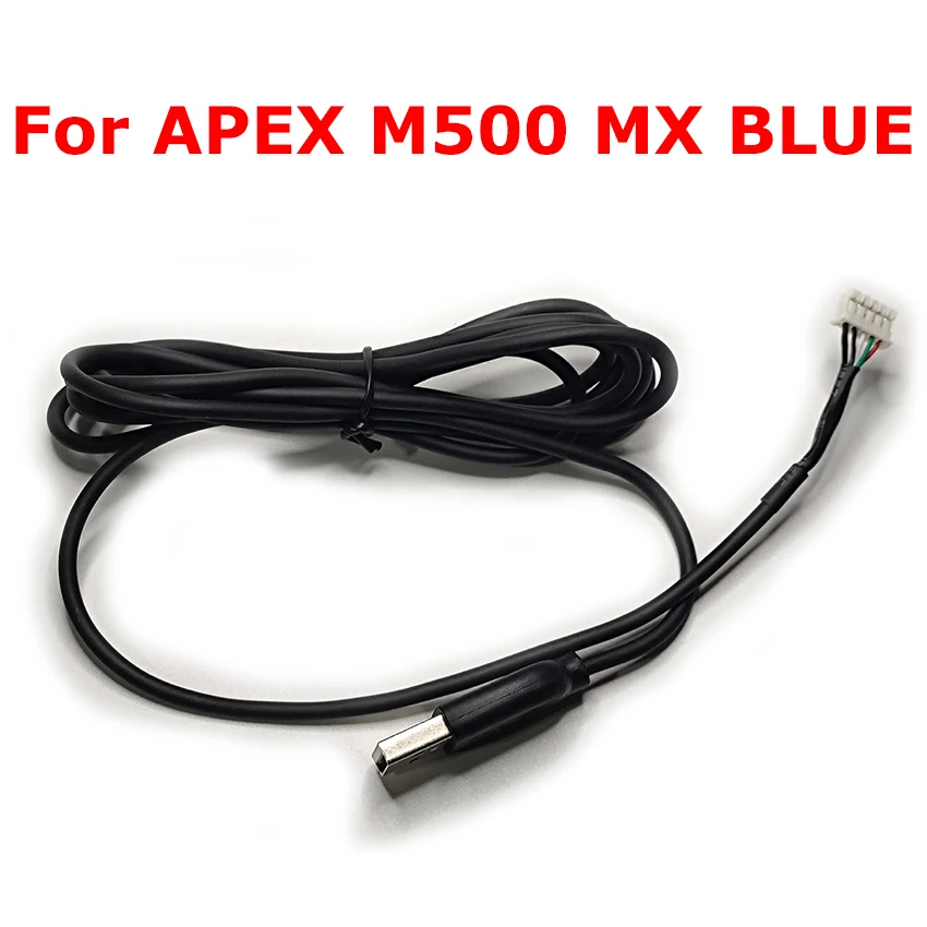Gaming Mechanical Keyboard Connection Cable Compatible with APEX M500 MX BLUE Replacement USB Cable Durable Repair Part 1PC
