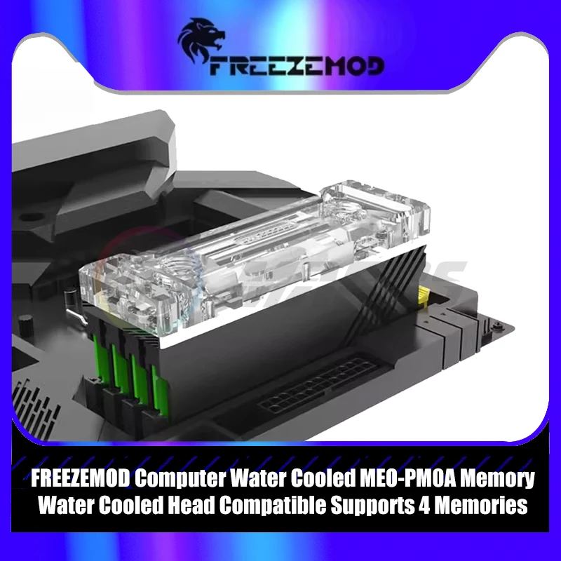FREEZEMOD PC Memory Watercooler, RAM Water Block Supports 4 Memory Modules(Standard Wide Version) MEO-PM0A
FREEZEMOD PC Memory Watercooler, RAM Water Block Supports 4 Memory Modules(Standard Wide Version) MEO-PM0A