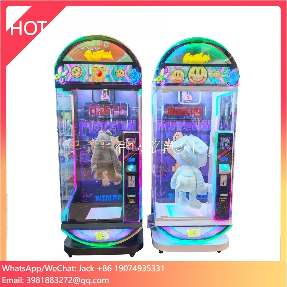 2025 New Playfun Coin Operated 10 Seconds Challenge Scissors Prize Cut Fun Game Machine For Game Centre
2025 New Playfun Coin Operated 10 Seconds Challenge Scissors Prize Cut Fun Game Machine For Game Centre