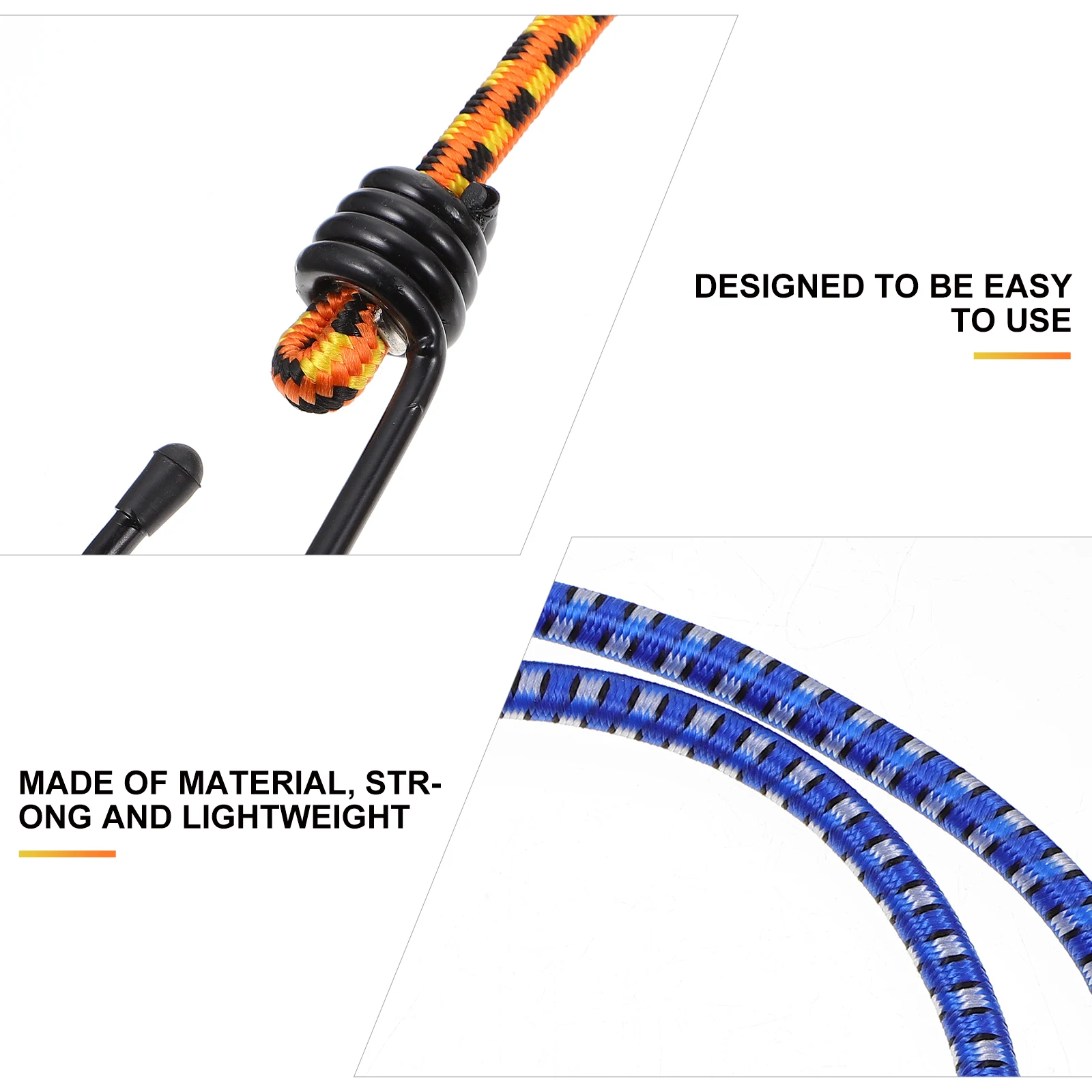 Cycling Luggage Rope Cargo Bungee Cord Binding Belt Tightening Hooks Stretch Tie Device Fastening Tied Straps Elastic 
Cycling Luggage Rope Cargo Bungee Cord Binding Belt Tightening Hooks Stretch Tie Device Fastening Tied Straps Elastic