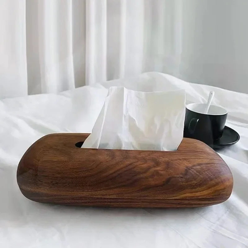 Solid Wood Tissue Box Black Walnut Wood Household Storage Draw Paper Box Wooden Retro 2024 New Creative Living Room Decoration
Solid Wood Tissue Box Black Walnut Wood Household Storage Draw Paper Box Wooden Retro 2024 New Creative Living Room Decoration