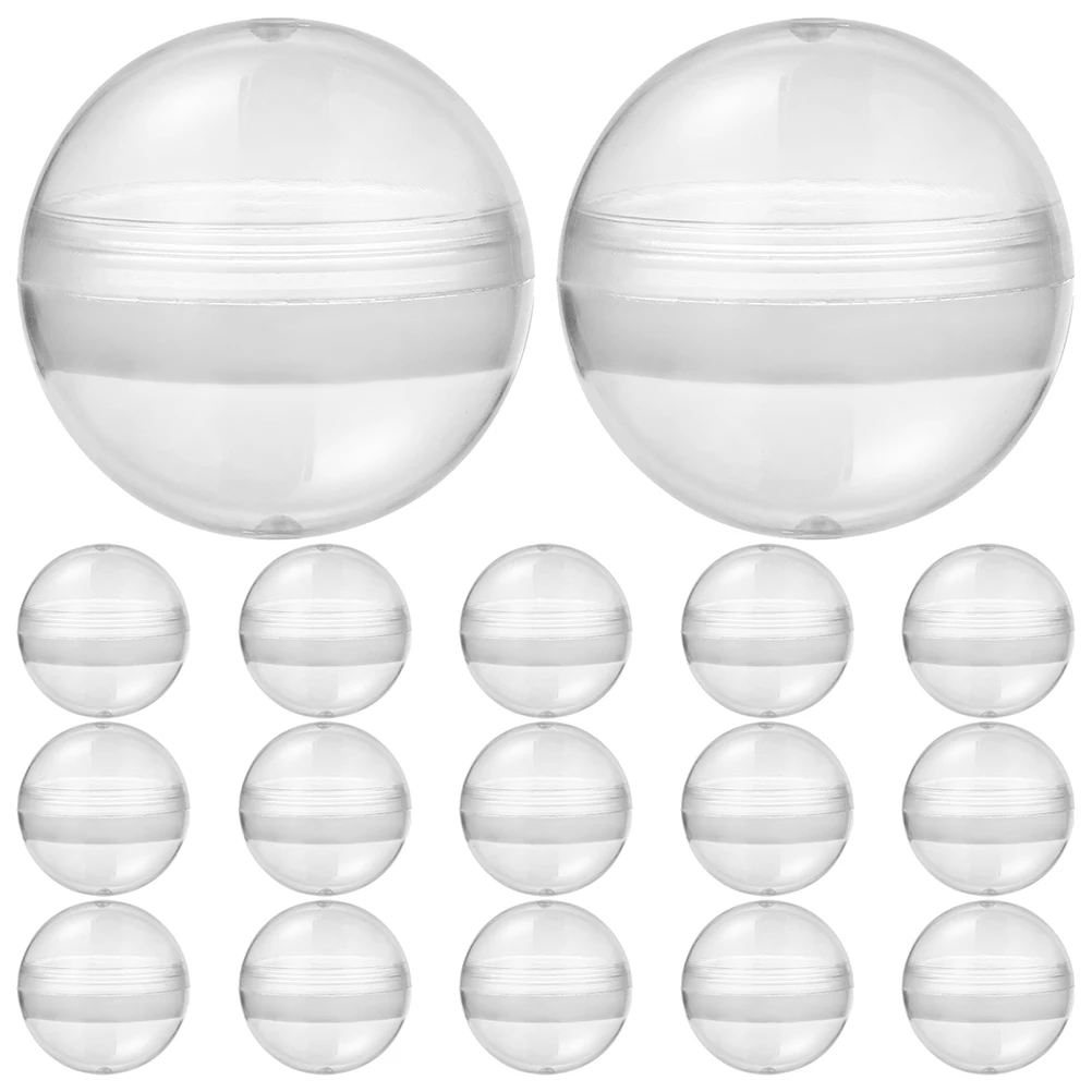 100pcs Transparent Toy Capsules Vending Machine Refills Clear Round Plastic Easter Eggs Party Favors Gifts Storage Collectibles
100pcs Transparent Toy Capsules Vending Machine Refills Clear Round Plastic Easter Eggs Party Favors Gifts Storage Collectibles