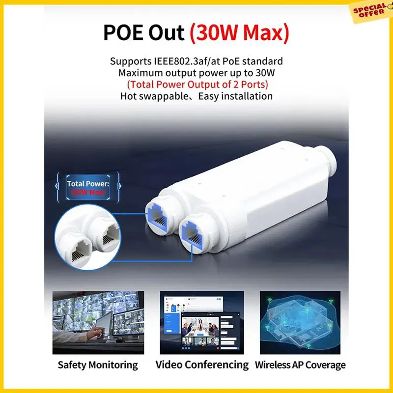 A25P 2X 2-портовый повторитель POE IP66 10/100 Мбит/с 1–2 удлинитель Poe с IEEE802.3Af/At 48 В для камеры с коммутатором POE
A25P 2X 2-портовый повторитель POE IP66 10/100 Мбит/с 1–2 удлинитель Poe с IEEE802.3Af/At 48 В для камеры с коммутатором POE