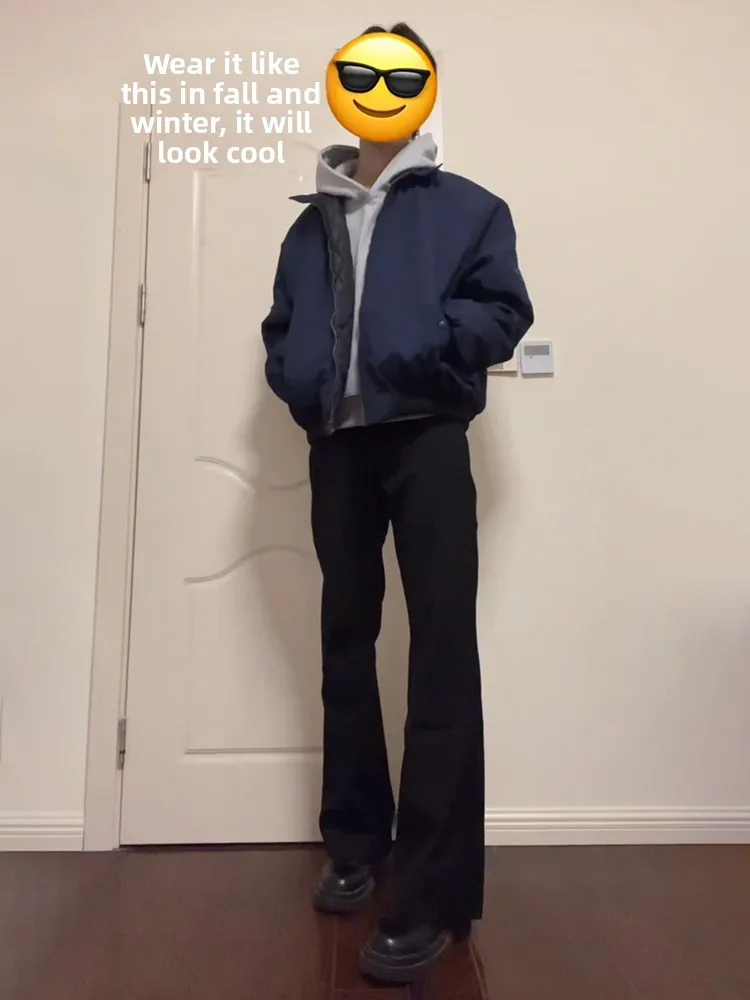 Cobalt Blue American Pilot Jaet Cotton Bomber ort Coat Men's Autumn Winter Sle Loose Fit Polyester Warmth
Cobalt Blue American Pilot Jaet Cotton Bomber ort Coat Men's Autumn Winter Sle Loose Fit Polyester Warmth