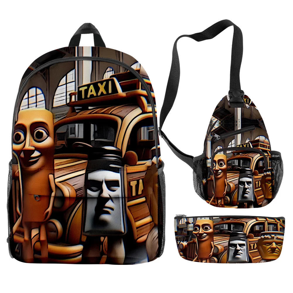 Fashion Novelty Cartoon Cool tungtungtung 3D Print 3pcs/Set pupil School Bags Travel Laptop Backpack Chest Bag Pencil Case
Fashion Novelty Cartoon Cool tungtungtung 3D Print 3pcs/Set pupil School Bags Travel Laptop Backpack Chest Bag Pencil Case