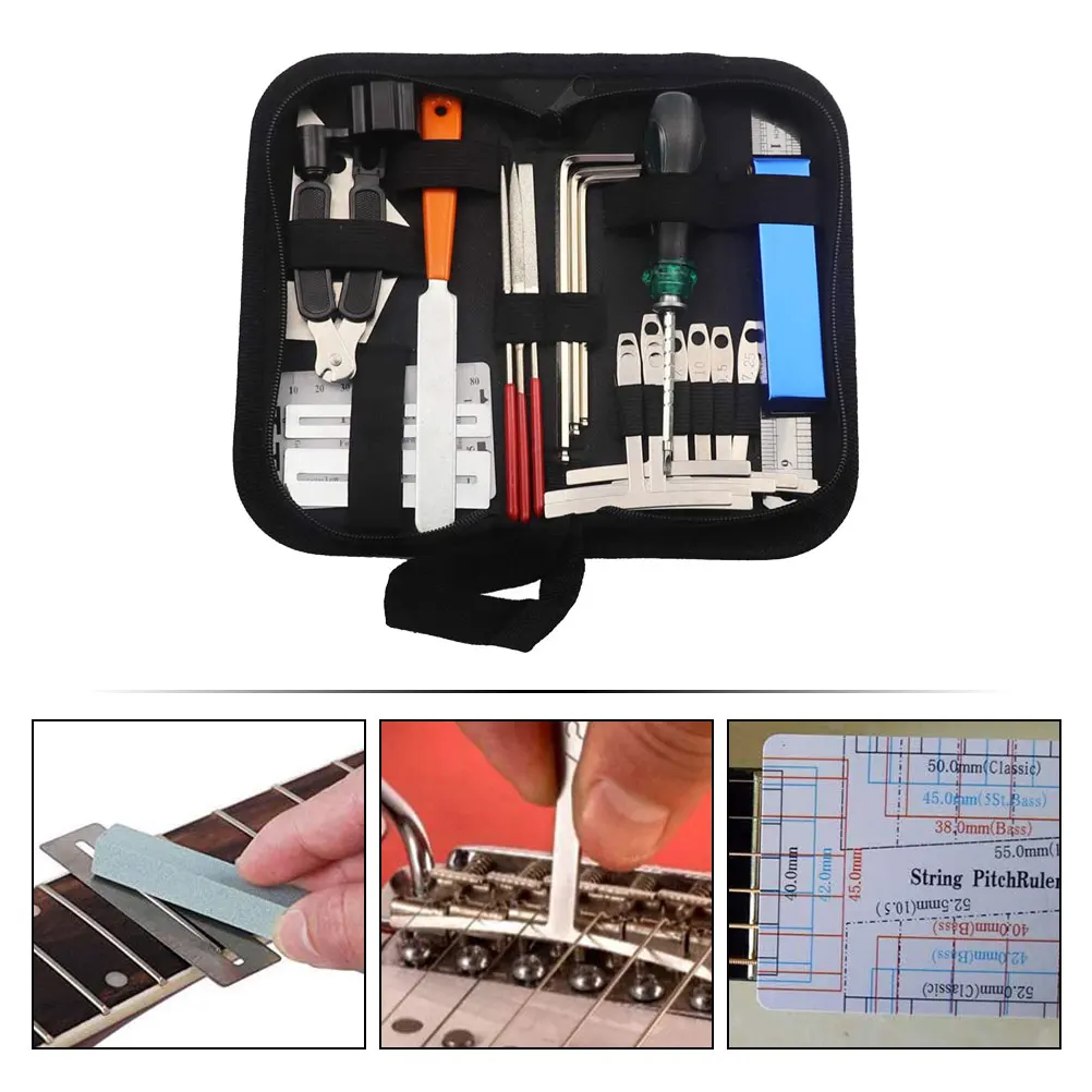 1 set 1 Set Guitar Repair Maintenance Tools Lightweight Cleaning Kit For Electric Guitar Bass Ukulele Luthier Supplies
1 set 1 Set Guitar Repair Maintenance Tools Lightweight Cleaning Kit For Electric Guitar Bass Ukulele Luthier Supplies