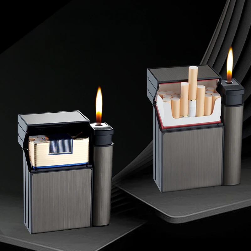 New Creative Cigarette Lighter Can Be Installed in A Whole Pack of Cigarette Soft and Hard Dual-use Portable Cigarette Lighter
New Creative Cigarette Lighter Can Be Installed in A Whole Pack of Cigarette Soft and Hard Dual-use Portable Cigarette Lighter