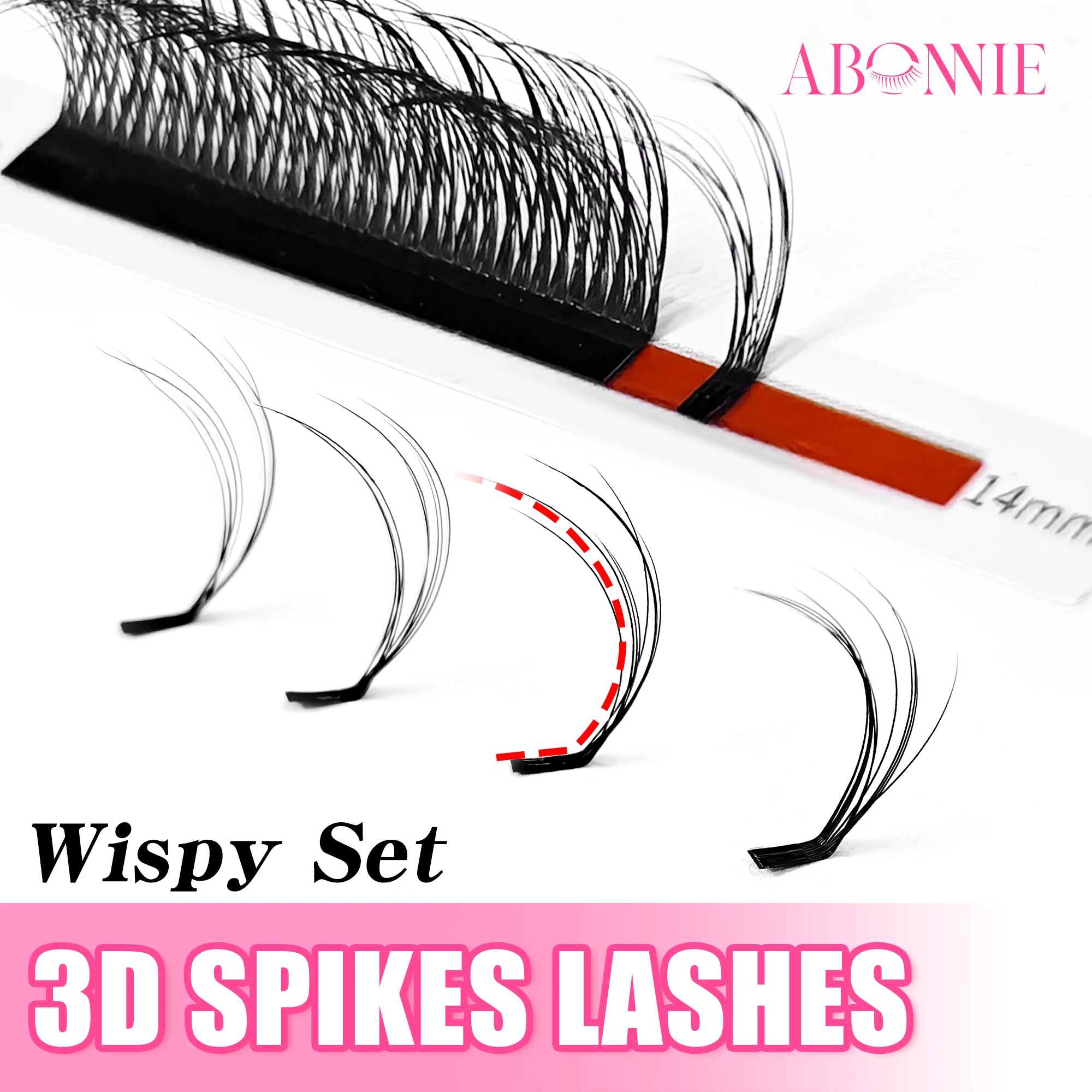 Abonnie Multi Layer Wispy Lashes Pre-Bundled Eyeash Extensions 3D Fluffy Camellia Eyelashes Automatic Flowering Lash LB Eyelash
Abonnie Multi Layer Wispy Lashes Pre-Bundled Eyeash Extensions 3D Fluffy Camellia Eyelashes Automatic Flowering Lash LB Eyelash