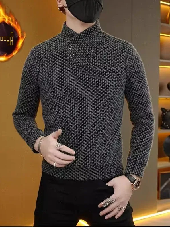 Trendy Winter Men's Casual Fce Lined Anti-Wrinkle Long Sve Sweatirt Comfortable Warm Polyester Fiber Youth Daily Wear
Trendy Winter Men's Casual Fce Lined Anti-Wrinkle Long Sve Sweatirt Comfortable Warm Polyester Fiber Youth Daily Wear