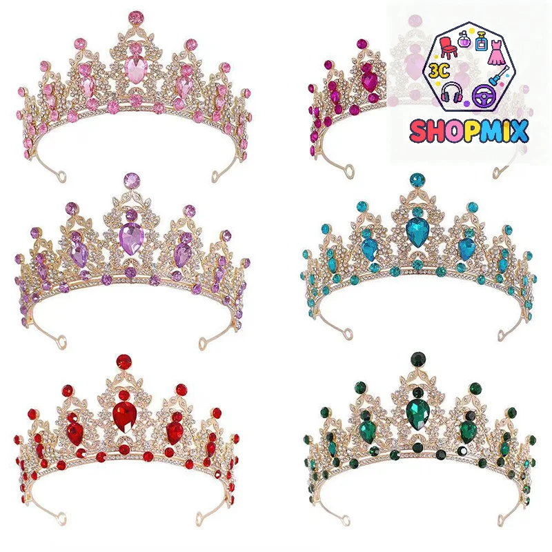 Luxury Elegant Crystal Princess Crown Hair Accessories Tiara For Women Party Rhinestone Wedding Bridal Crwon New Head Jewelry
Luxury Elegant Crystal Princess Crown Hair Accessories Tiara For Women Party Rhinestone Wedding Bridal Crwon New Head Jewelry