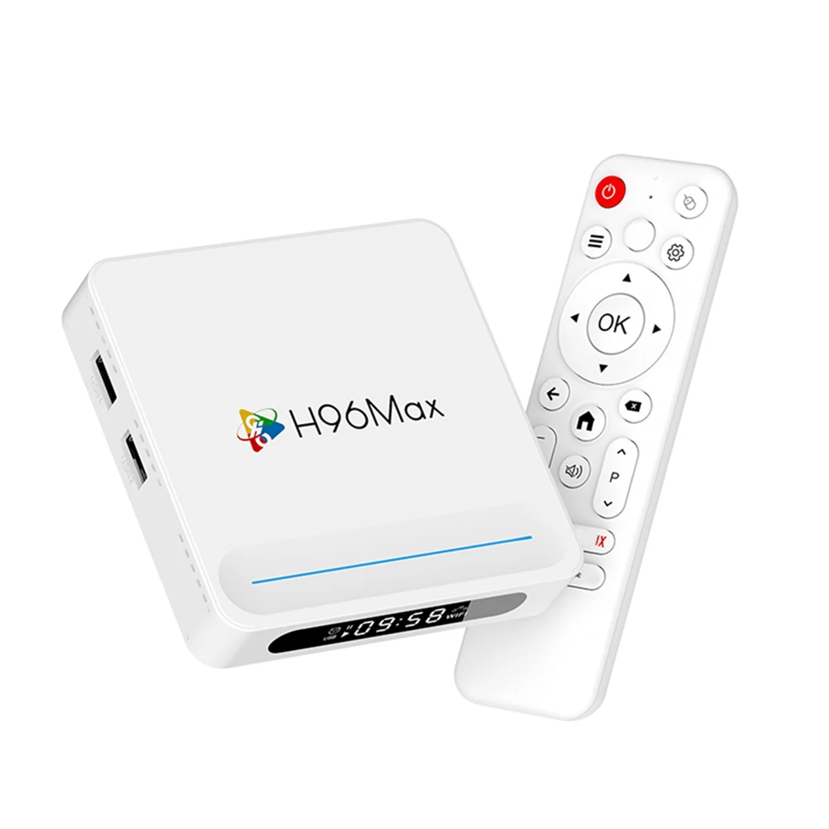 A71P Smart TV Box H618 PLUS Android 14 Wifi6 BT5.4 Remote Control 8K Mouse Assistant Media Player Set Top Box EU Plug
A71P Smart TV Box H618 PLUS Android 14 Wifi6 BT5.4 Remote Control 8K Mouse Assistant Media Player Set Top Box EU Plug