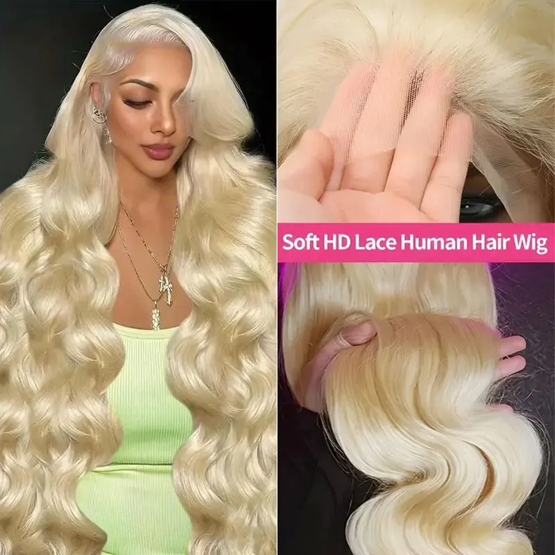 613 Lace Front Wig Human Hair Body Wave Blonde Wig Human Hair 250% Density 13x6 Lace Front Wig Human Hair Blonde For Black Women
613 Lace Front Wig Human Hair Body Wave Blonde Wig Human Hair 250% Density 13x6 Lace Front Wig Human Hair Blonde For Black Women