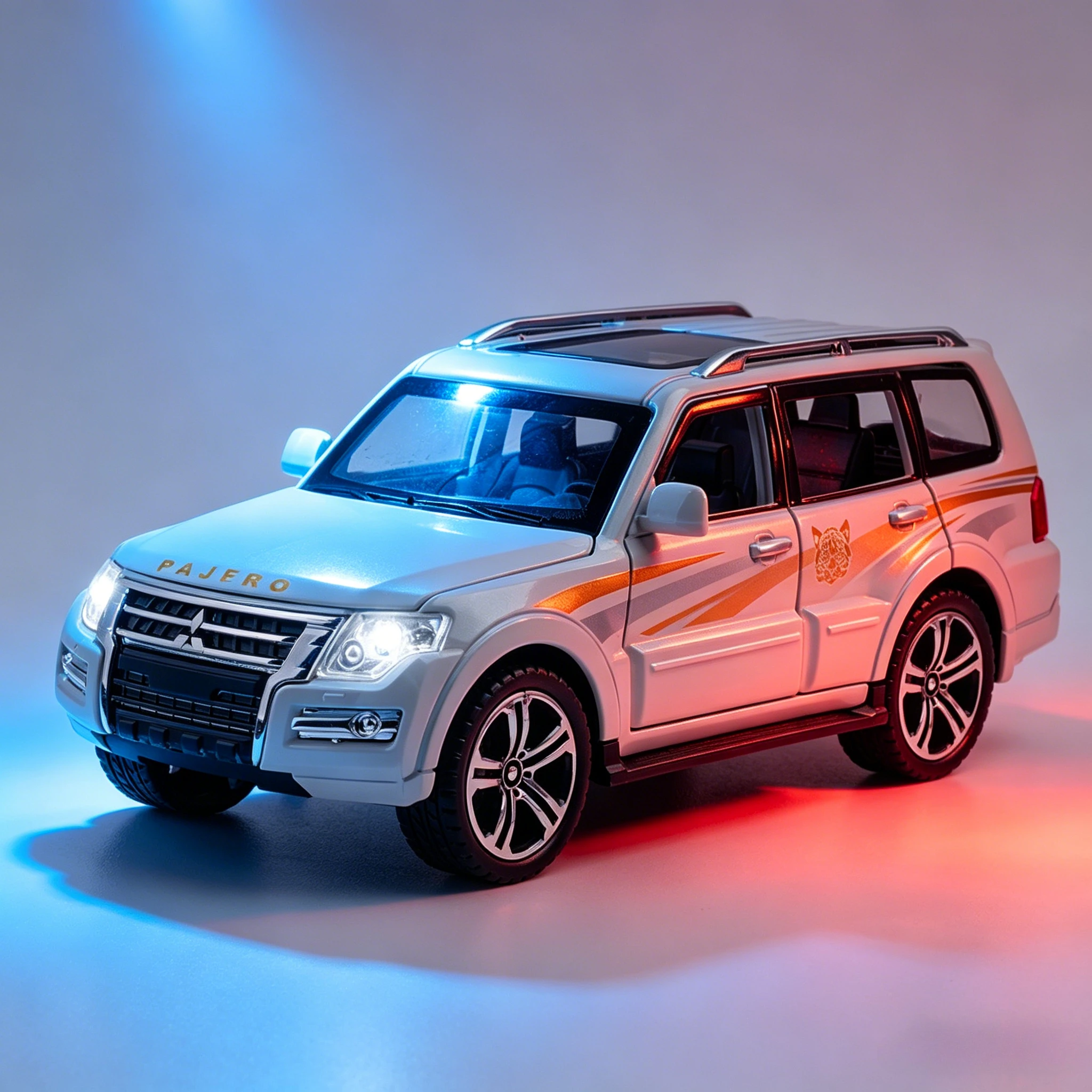 Scale 1:32 PAJERO SUV Alloy Car Model Diecast & Toy Vehicle Metal Car Model Collection Sound and Light Simulation Kid Gift
Scale 1:32 PAJERO SUV Alloy Car Model Diecast & Toy Vehicle Metal Car Model Collection Sound and Light Simulation Kid Gift