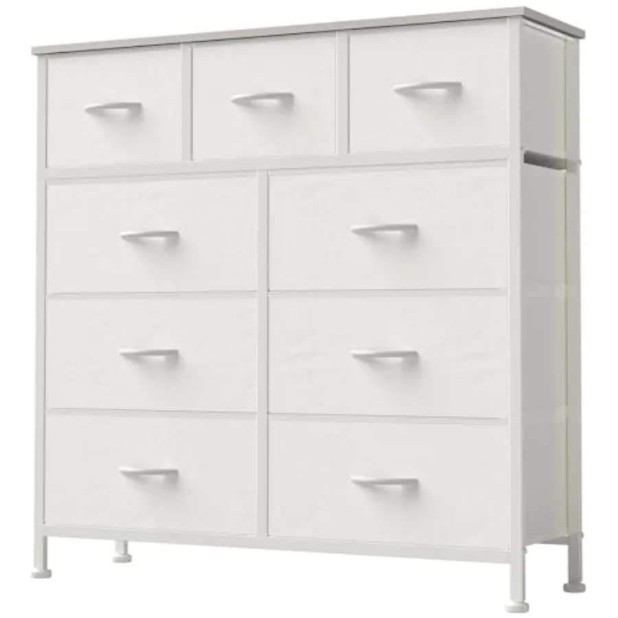 DUMOS Dresser for Bedroom Storage Organizer with 9 Drawers Chest of Drawers with Fabric Bins Sturdy Metal Frame Wood Tabletop f
DUMOS Dresser for Bedroom Storage Organizer with 9 Drawers Chest of Drawers with Fabric Bins Sturdy Metal Frame Wood Tabletop f