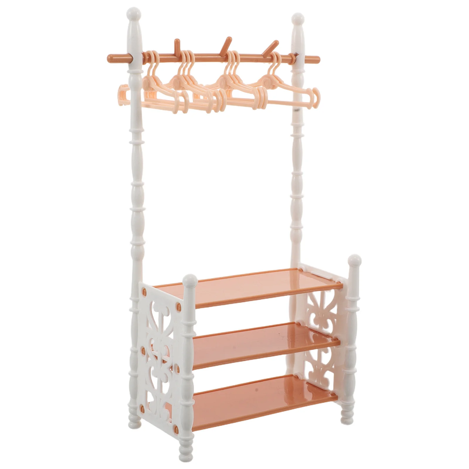1Set Dollhouse Mini Shoe Cabinet and Clothes Hanging Rack - Delicate Mini Furniture Set for Creative Playroom Organization
1Set Dollhouse Mini Shoe Cabinet and Clothes Hanging Rack - Delicate Mini Furniture Set for Creative Playroom Organization