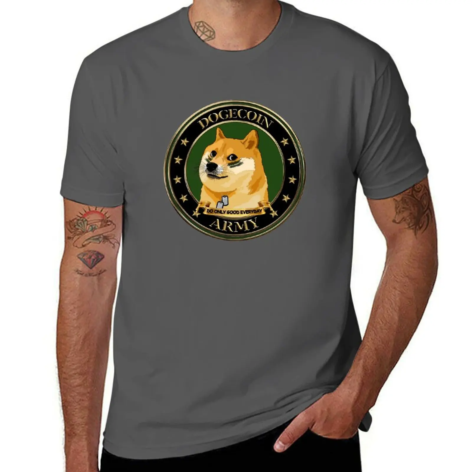 Military Dogecoin Army original logo T-Shirt tees customs design your own custom shirt t shirts men
Military Dogecoin Army original logo T-Shirt tees customs design your own custom shirt t shirts men