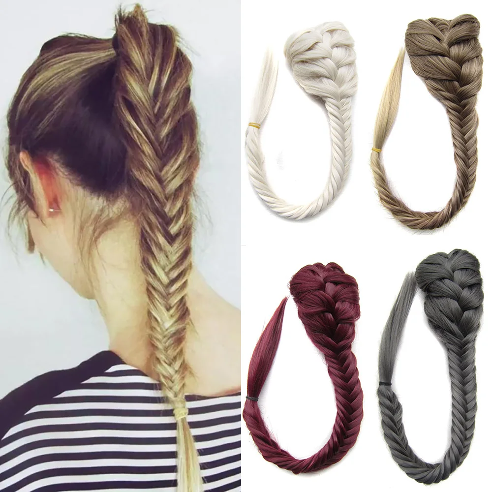 Zolin Synthetic Hair Ponytails Drawstring Rope Braids Chignon Fishtail Ponytail Extension Wedding Hair Updos Hairpiece For Woman
Zolin Synthetic Hair Ponytails Drawstring Rope Braids Chignon Fishtail Ponytail Extension Wedding Hair Updos Hairpiece For Woman