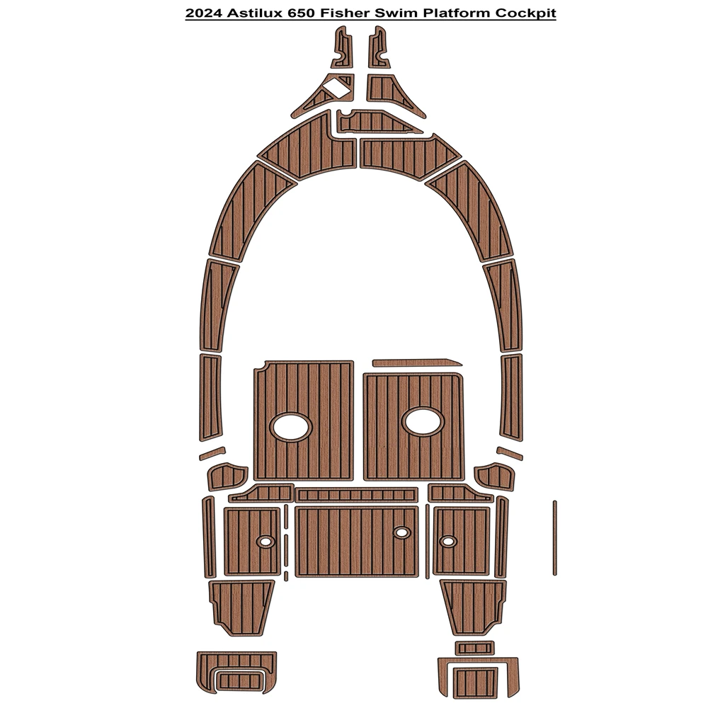 2024 Astilux 650 Fisher Swim Platform Cockpit Pad Boat EVA Foam Faux Teak Deck Floor Mat SeaDek MarineMat Style Self Adhesive
2024 Astilux 650 Fisher Swim Platform Cockpit Pad Boat EVA Foam Faux Teak Deck Floor Mat SeaDek MarineMat Style Self Adhesive