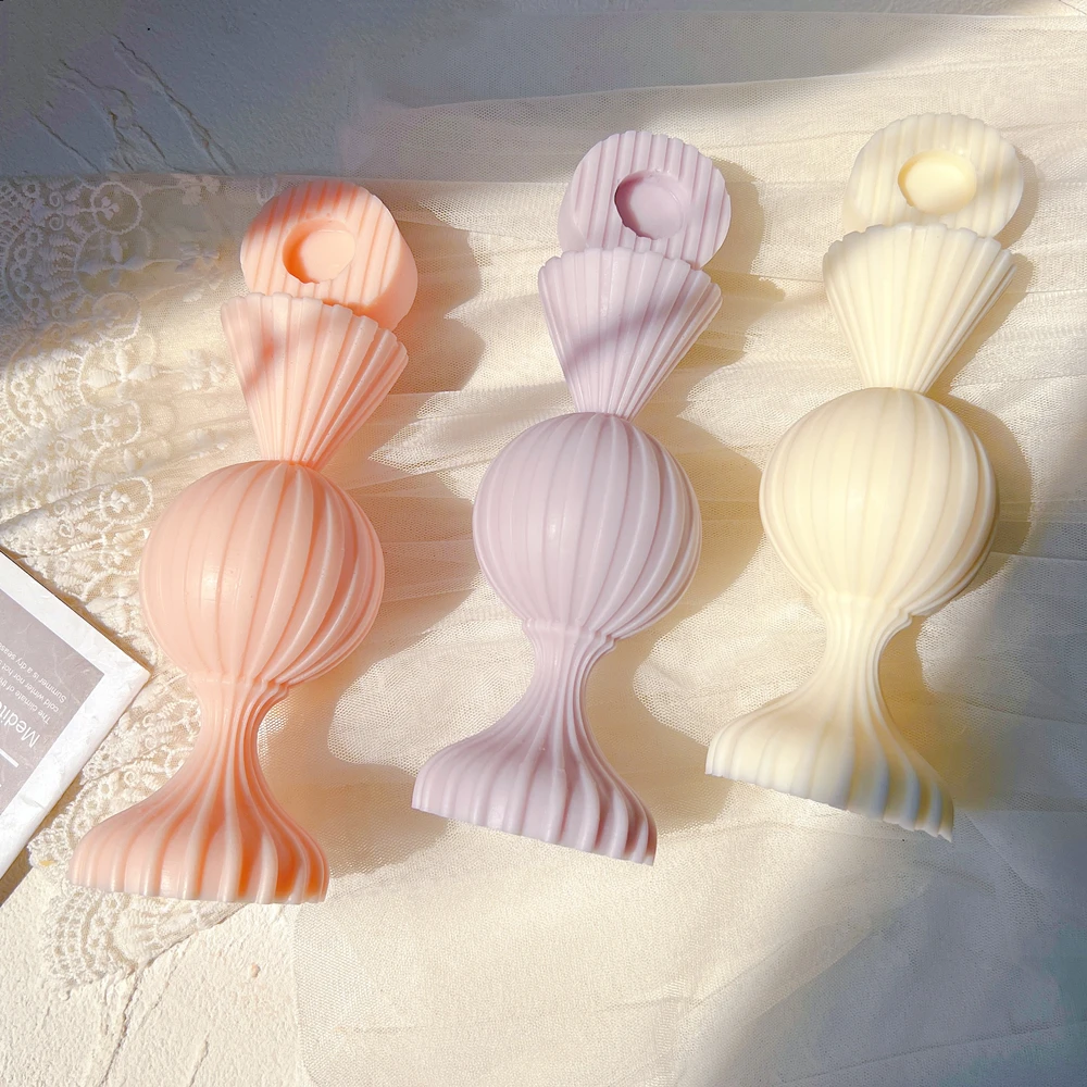 Circular Cone Pillar Candle Silicone Molds Trendy Geometry Art Silicone Mould Handmade Soy Wax Candle Making Tool
Circular Cone Pillar Candle Silicone Molds Trendy Geometry Art Silicone Mould Handmade Soy Wax Candle Making Tool